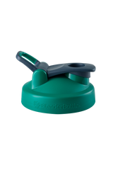Pro Series Shaker Cup Replacement Lid in green and navy