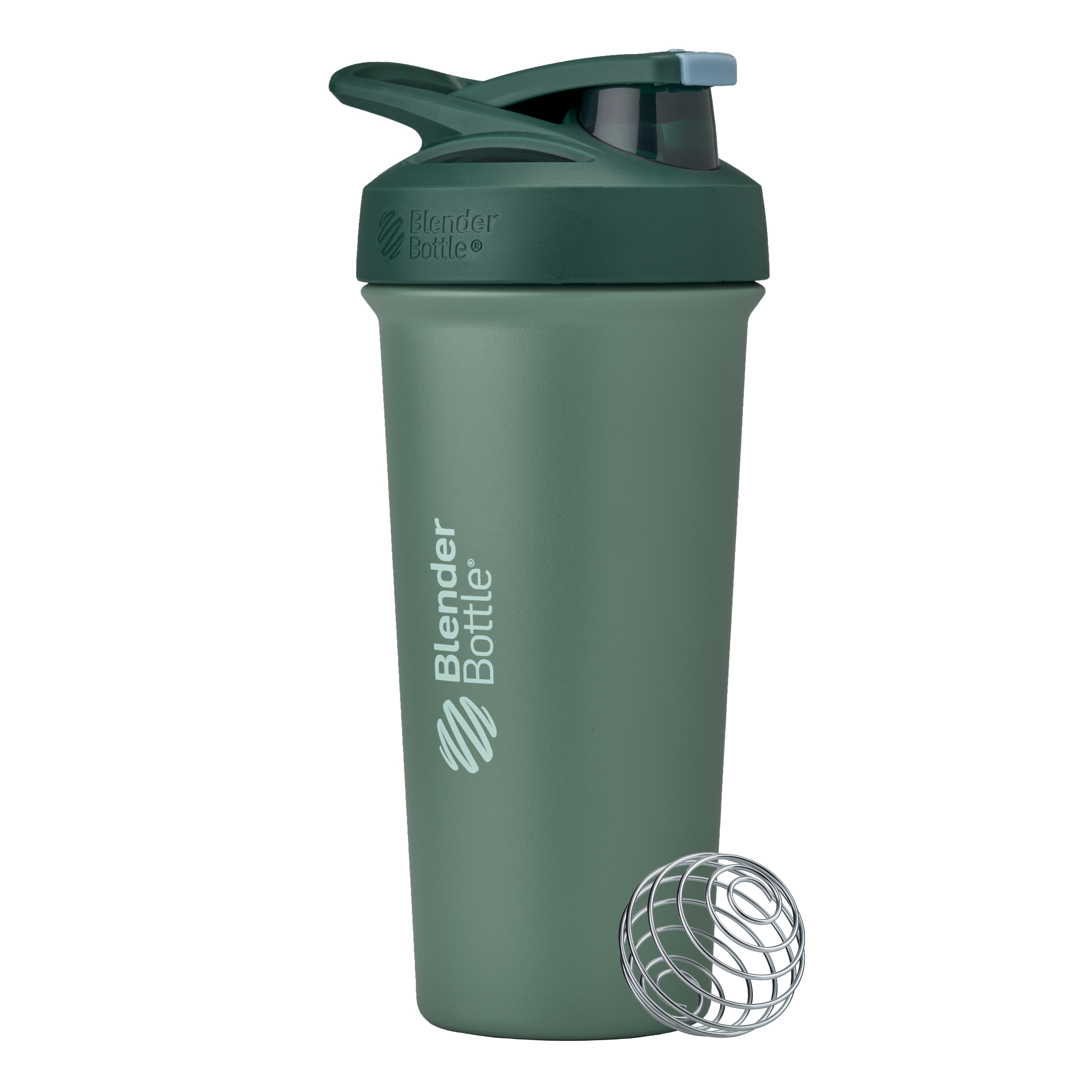 Sea Glass Sport Sleek stainless-steel shaker with locking lid.| Color#Sea Glass