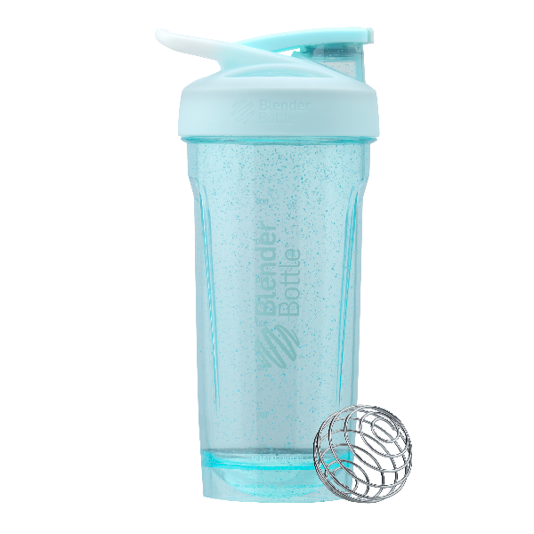 Light Frosty Blue Sport Protein Shake Cup 28oz | Material#Polypropylene (PP)_Color#Cool Blue_Size#28oz