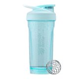 Light Frosty Blue Sport Protein Shake Cup 28oz | Material#Polypropylene (PP)_Color#Cool Blue_Size#28oz