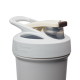 Sport Stainless Sleek shaker bottle with lockable lid and BlenderBall for smooth blends, featuring an insulated, easy-grip design and advanced blending technology. | Color#Fog