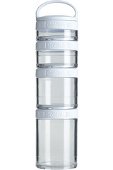BlenderBottle - GoStak® - Starter 4Pak White | Size#Starter 4Pak_Color#White